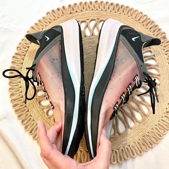 Nike Exp-X14 Sneakers Black Blue Chill Sneakers BQ6972-001 Size 10 - Picture 5 of 9